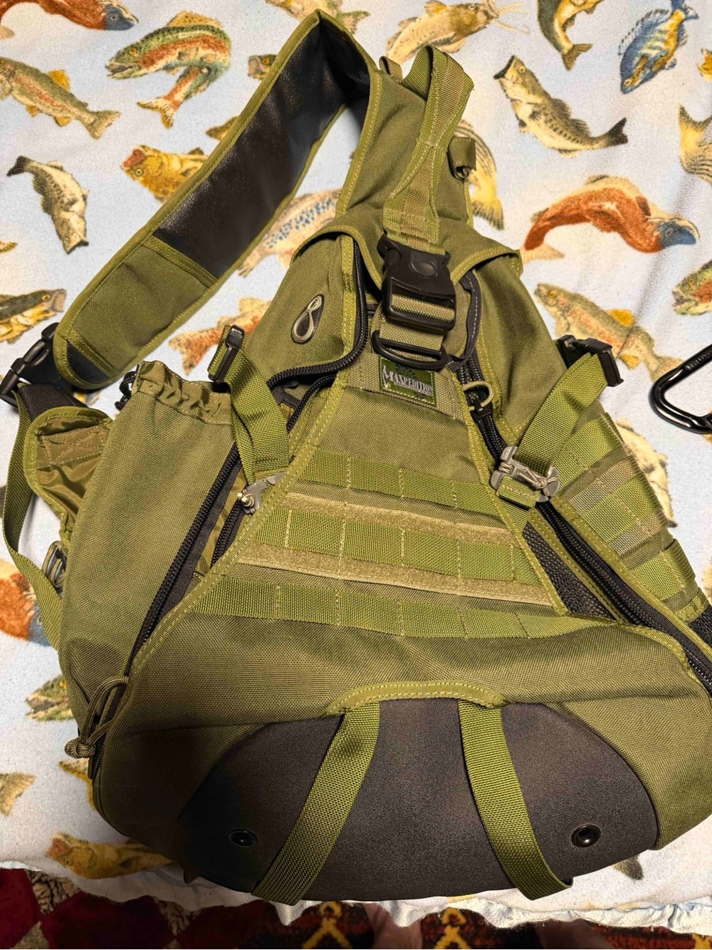 Maxpedition Monsoon Gearslinger Backpack in Olive Green